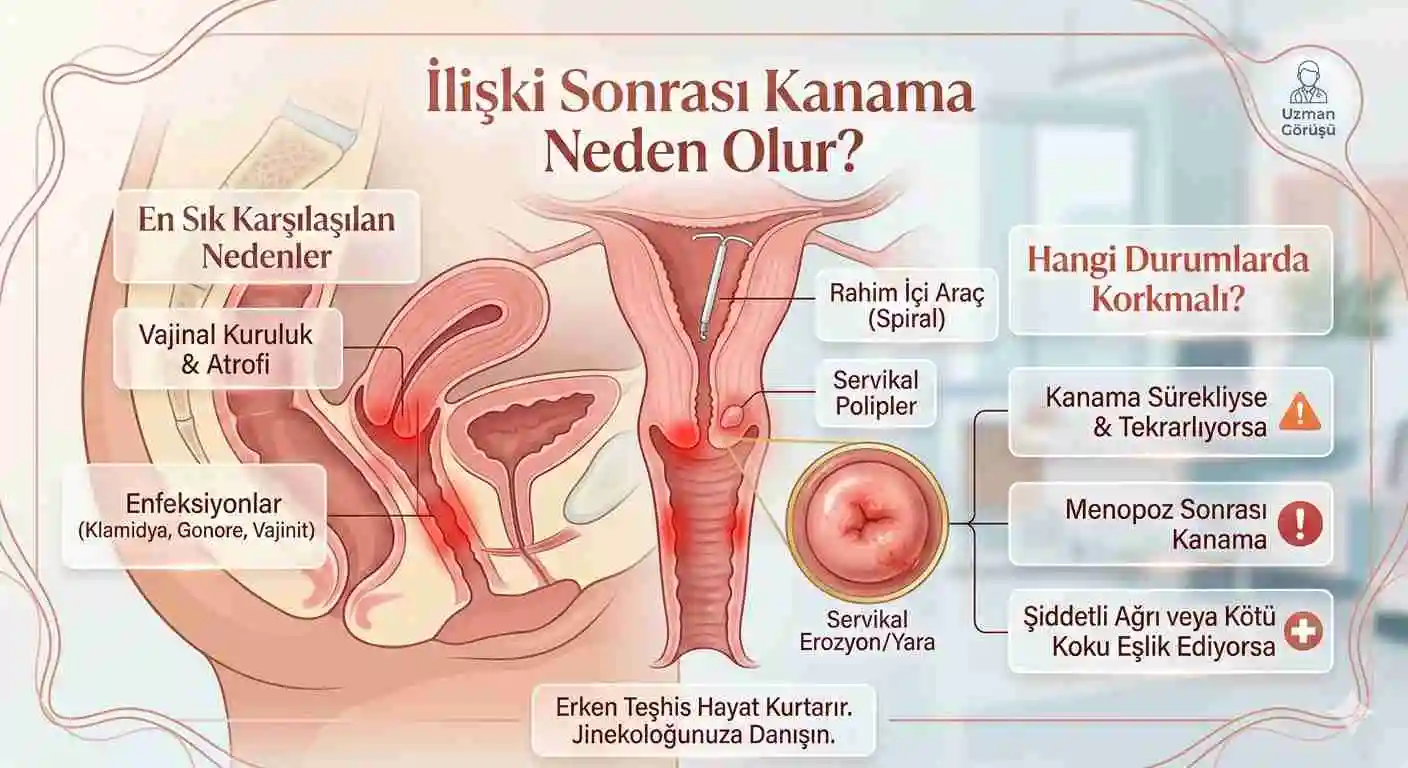 ilişki sonrası kanama
